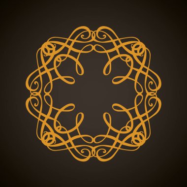 Eski sevimli romantik kitap kurdelesi kıvrımlı fiyonk etiketi siyah tahta arka planda izole edilmiş. Serbest beyaz tebeşirle çizilmiş kıvırcık logo sanatsal kıvrımlı karalama stili.