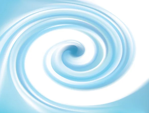 Vibrant Teal Soft Helix Rotary Vertigo Curvy Twister Moving Spray — Stockvektor