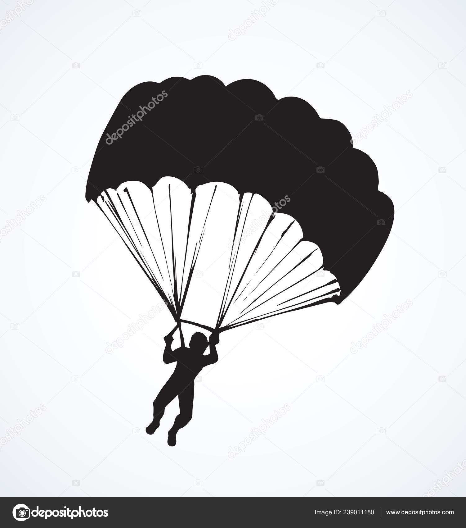 Fundo Empresário Caindo Na Armadilha De Paraquedas O Empresário