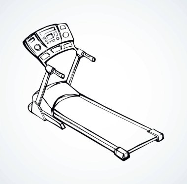 Beyaz ev zemin üzerinde sportif güç speedwalk. Serbest çizim siyah mürekkep elle çizilmiş ince sanat modern karalama karikatür tarzı kalem kağıt üzerinde alanı ile metin logo piktogram amblemi yarım yamalak yürütmek