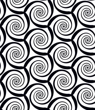 Tileable yaratıcı kıvrımlı warp op burgulu şekil oyma açık bej renk çizgili koyu zeytin curvy bükülmüş. Retro sanat dalgalı curvy wavelike formu Menderes stil sarma şablon fond bozuk