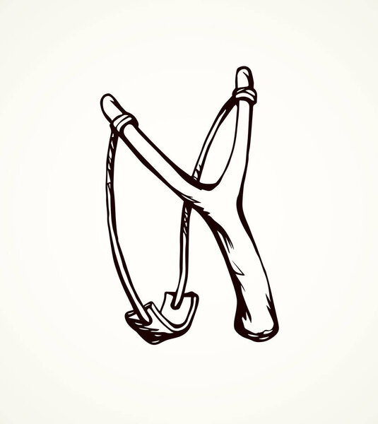 Простое старое устройство гранж-шутера на светлом фоне. Свободные чернила черные чернила нарисованные взрослым племенным военным объектом эмблема пиктограммы эскизный в архаичном искусстве каракули комический стиль ручка на бумажном пространстве для текста