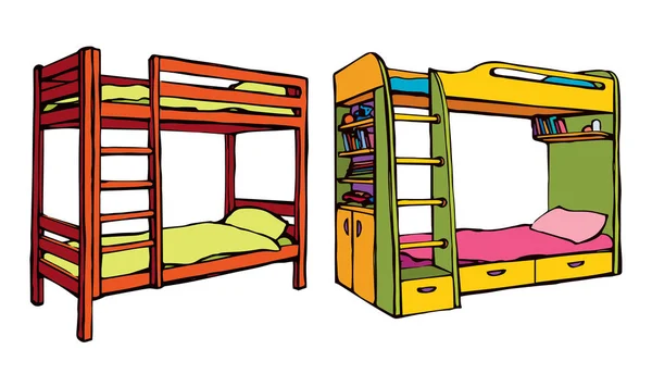 Bed. Vector tekening — Stockvector