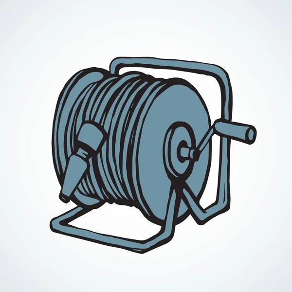 Role a mangueira. Desenho vetorial — Vetor de Stock