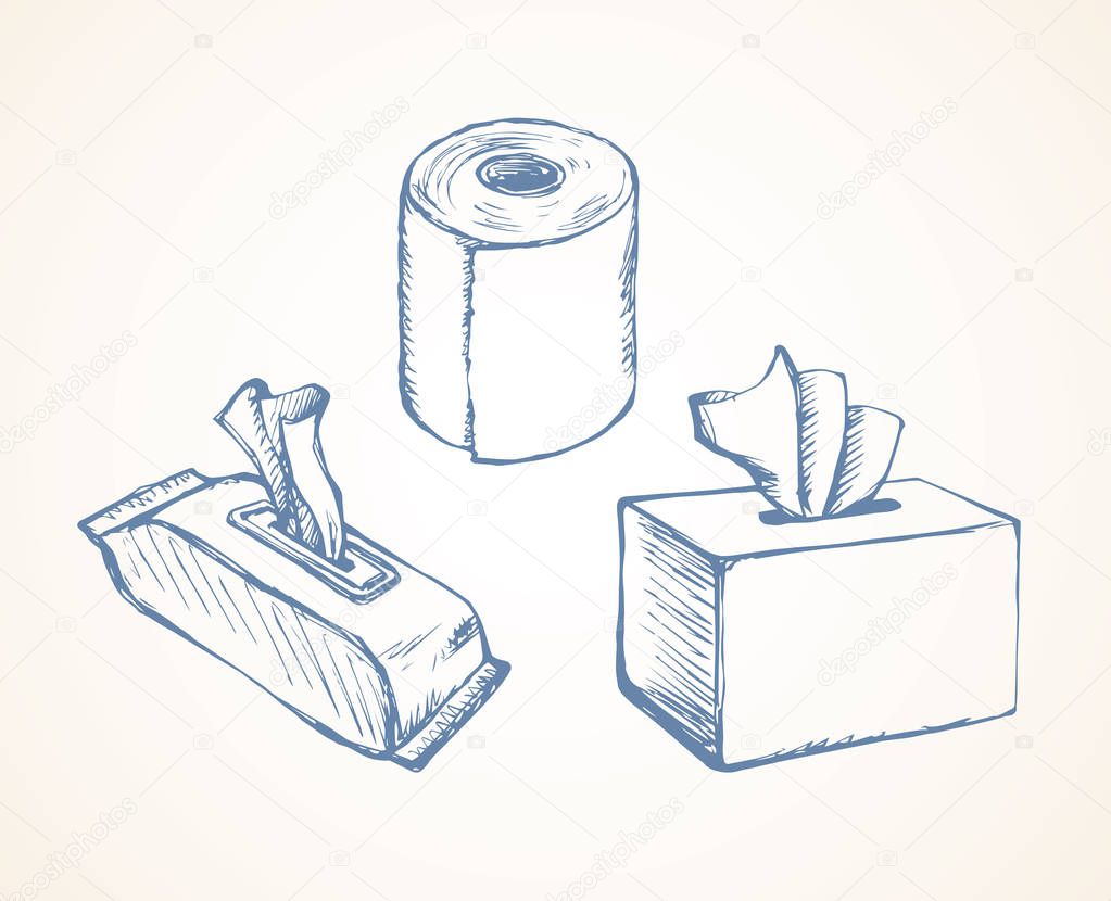 Vettoriale stockCarta igienica. Disegno vettoriale di ©Marinka #251629138, image size:1023x830