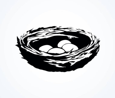 Yuvası. Vektör çizim