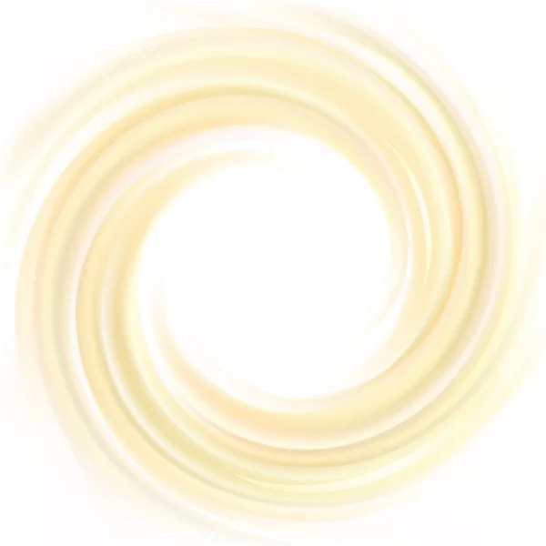 Vector de fondo amarillo de textura cremosa remolino — Archivo Imágenes Vectoriales