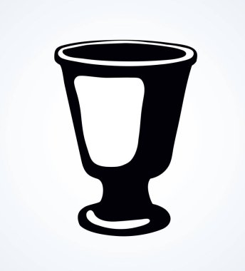 Antik Kupası. Vektör çizim