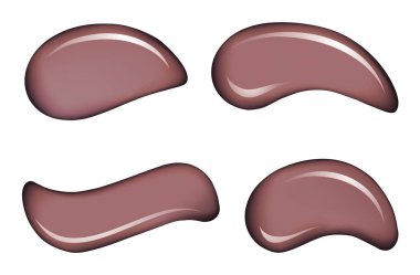 Beyaz deri kozmetik krem vektör damla