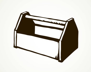 Araç kutusu. Vektör çizim