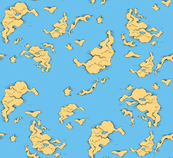 Mappa geografica. Disegno vettoriale — Vettoriale Stock