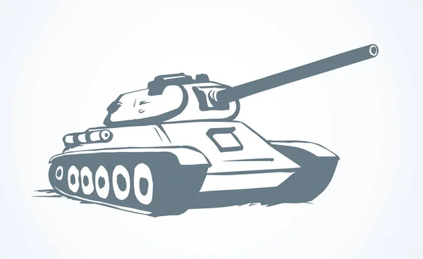 Tank. Vector drawing Stock Vector by ©Marinka 281022176