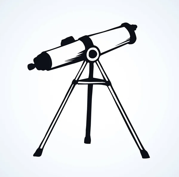 望远镜。矢量绘图 — 图库矢量图片