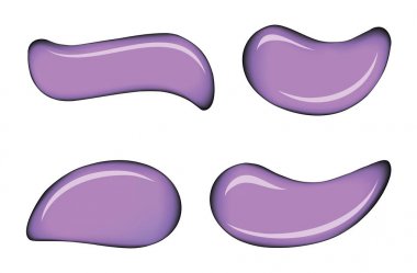 Beyaz deri kozmetik krem vektör damla