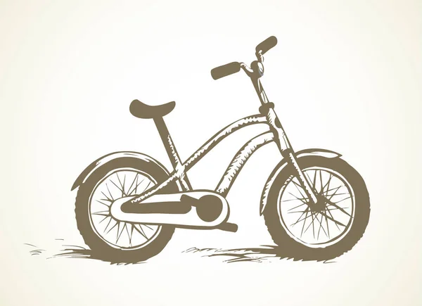 Cykel. Vektorritning — Stock vektor