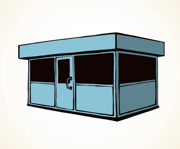 Barraca da loja. Desenho vetorial —  Vetores de Stock