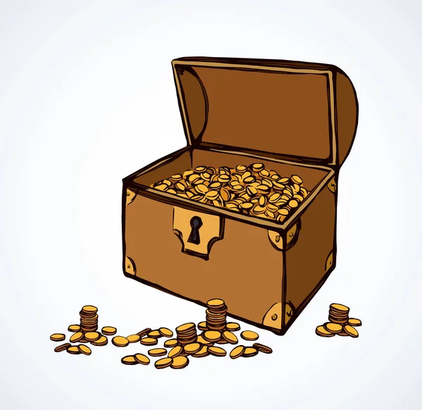 Göğüs. Vektör çizim