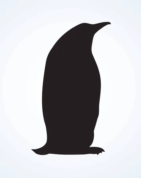 Penguin. Vector drawing — Stock Vector