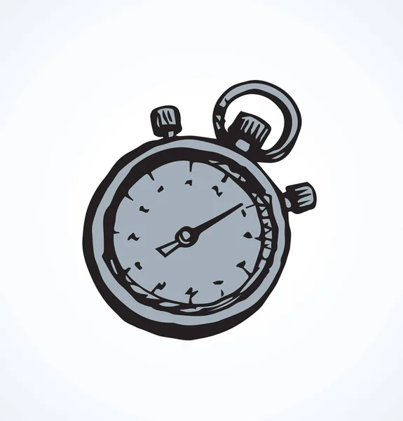 Sport de stopwatch. vector tekening — Stockvector