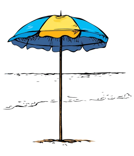 Parasol. Dibujo vectorial — Vector de stock