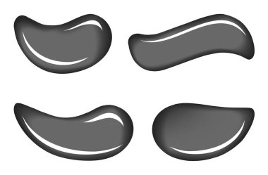 Beyaz deri kozmetik krem vektör damla