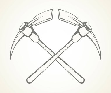 Balta simgesini seçin. Vektör çizim işareti