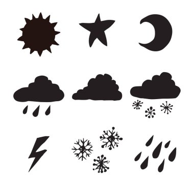 Doğa işaret. Vektör çizim