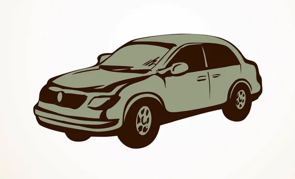 Taxi. Dibujo vectorial — Vector de stock