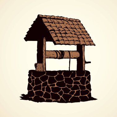 Eski iyi. Vektör çizim