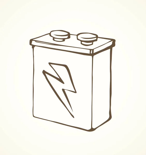 Baterii. Wektor rysunek — Wektor stockowy