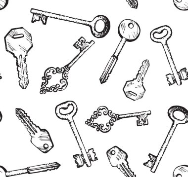 Anahtarları. Vektör çizim