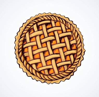 Pasta. Vektör çizimi