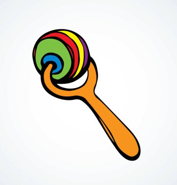 Çıngırak. Vektör çizim