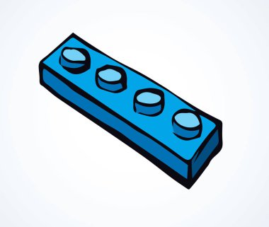 Lego. Vektör çizim 