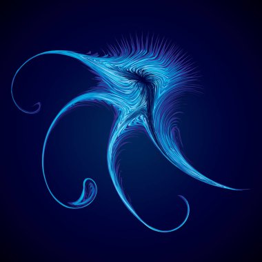 Arka plan. Patlama. Vektör çizim