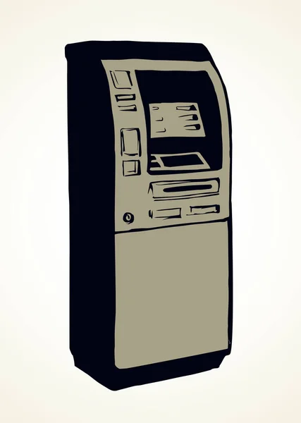 Ikonę urządzenia ATM. Rysowanie wektorowe — Wektor stockowy