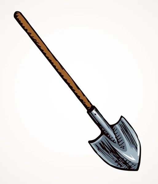 Shovel. Vector drawing icon sign Stock Vector Image by ©Marinka 278852556