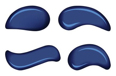 Beyaz deri kozmetik krem vektör damla