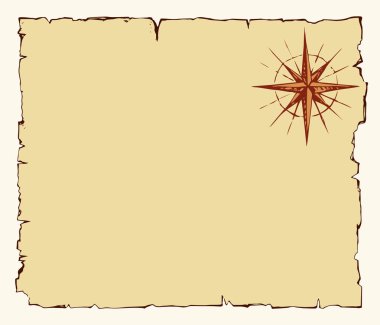 Coğrafi Harita. Vektör çizim