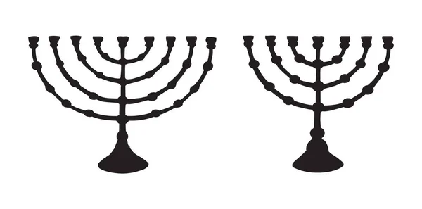 Menorah. Dibujo vectorial — Archivo Imágenes Vectoriales