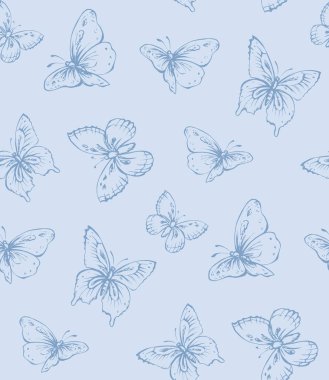 Kelebek. Vektör çizim