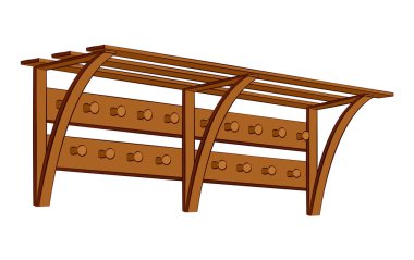 Raf kıyafet için. Vektör çizim