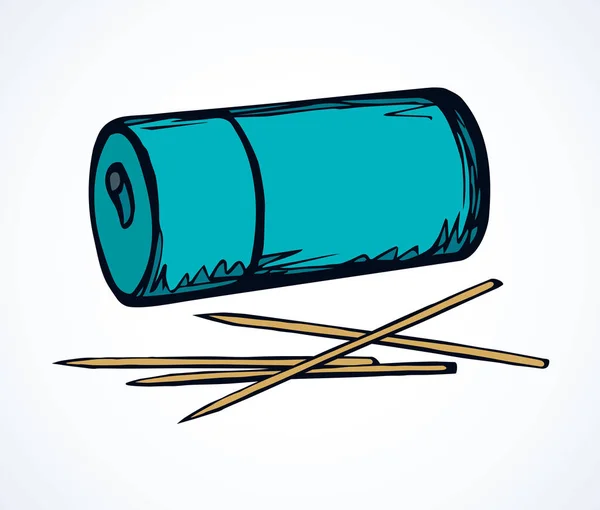 Toothpicks. Vector drawing — Stock Vector