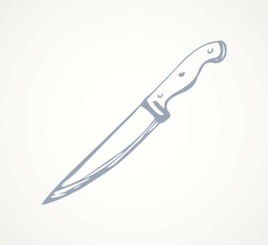 Bıçak. Vektör çizimi