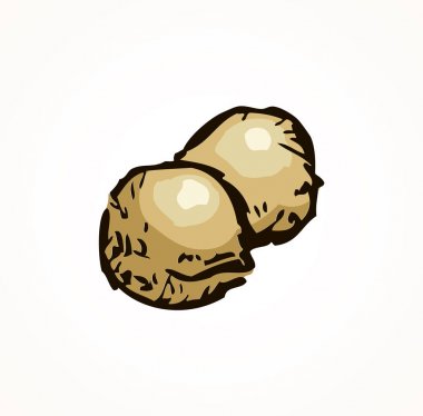 Kiraz taşlar. Vektör çizim