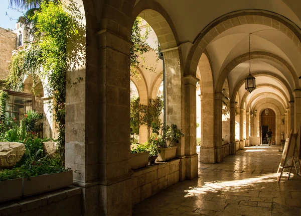 Jeruzalem, Israël, Midden-Oosten, mei 2018. De werf van Pontius Pilate — Stockfoto