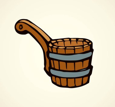 Kepçe. Vektör çizim