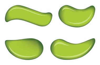 Beyaz deri kozmetik krem vektör damla