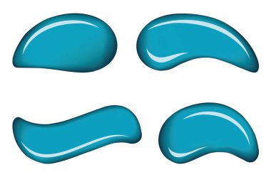 Jel krem vektör damla