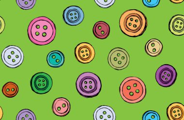 Düğme. Vektör çizim